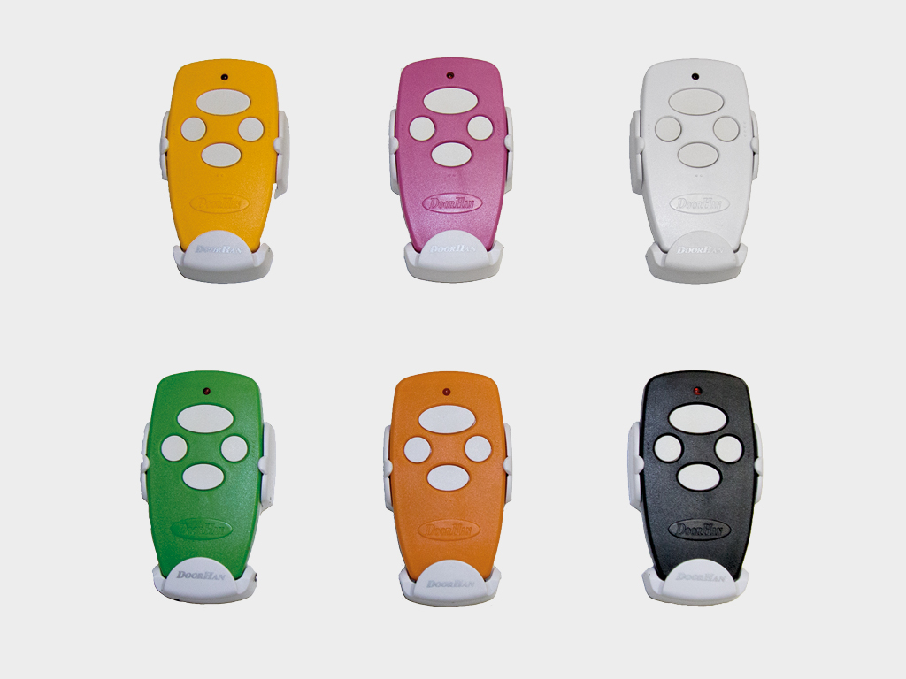 Rangli TRANSMITTER 4-COLOR pultlari to'rt avtomatik qurilmani masofaviy boshqarish uchun mo'ljallangan.